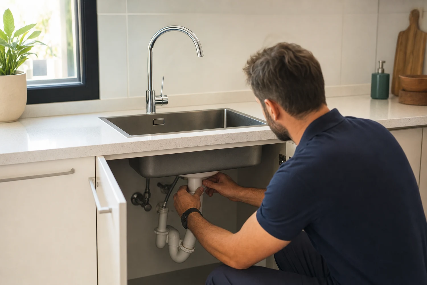 Cambio de sanitarios en un baño de Mairena del Aljarafe