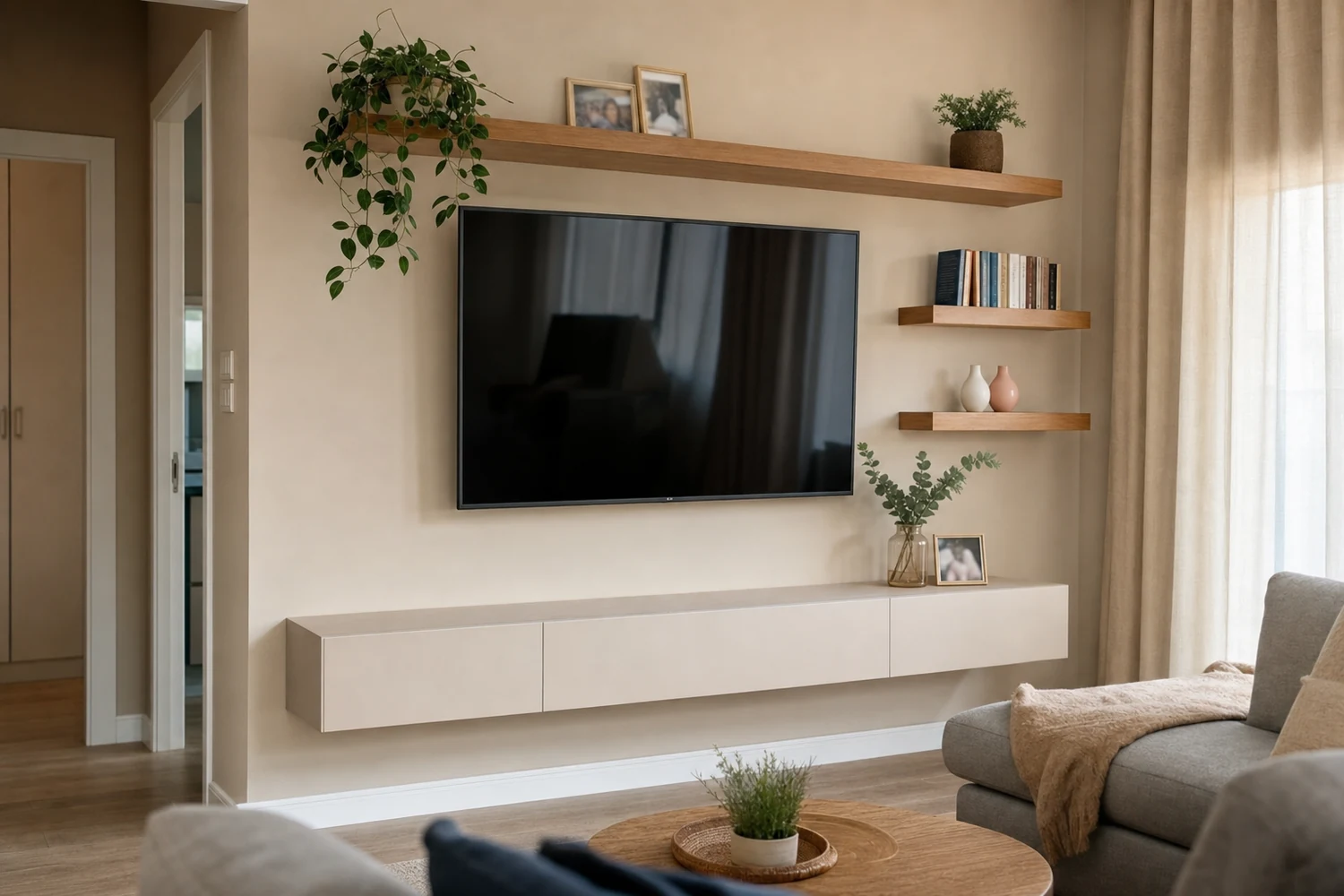 Montaje de TV y baldas en Sevilla