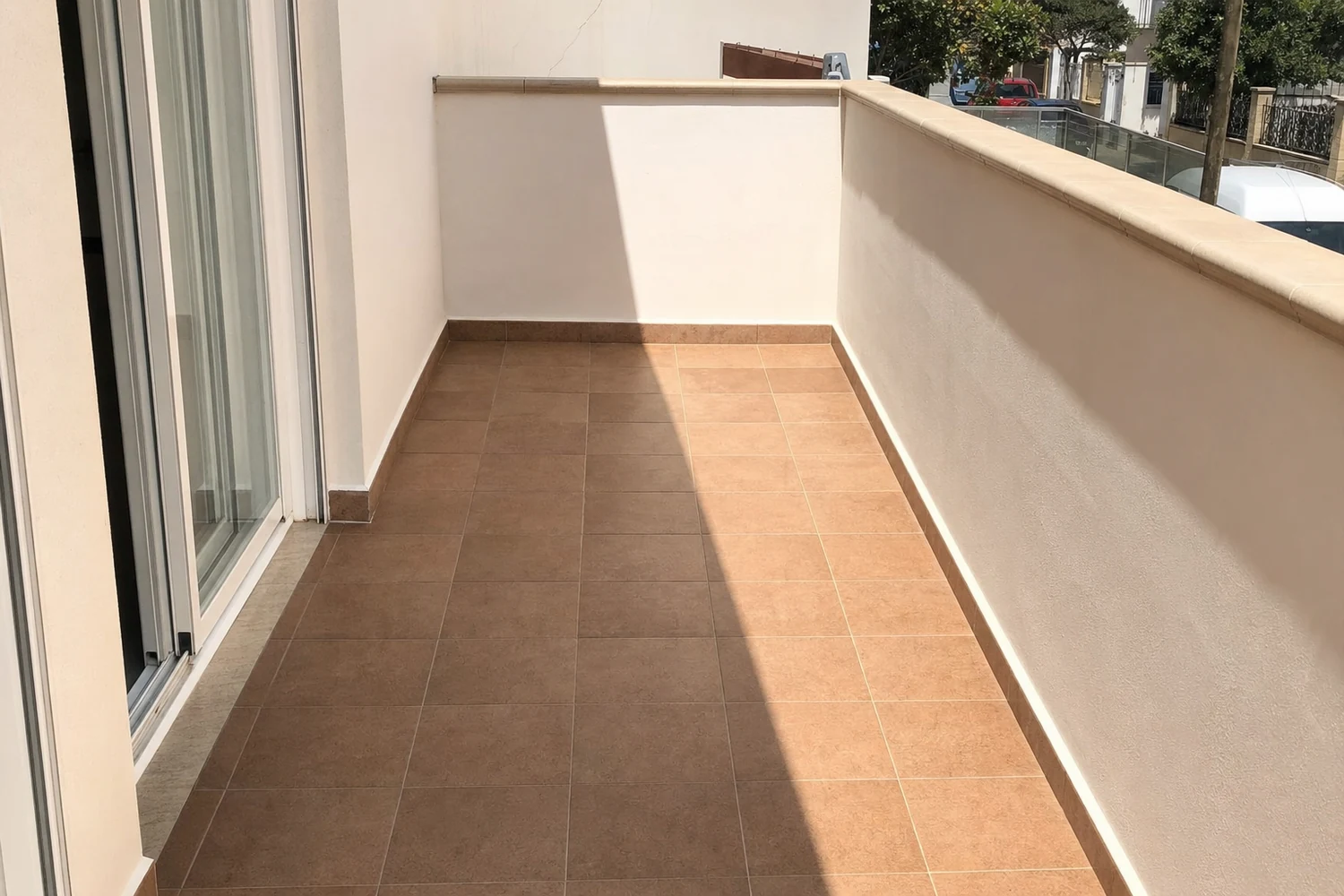 Terraza alicatada en Sevilla