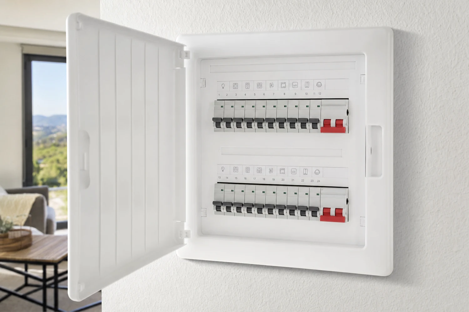 Cuadro eléctrico en Sanlúcar la Mayor